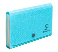 Exacompta - Rif. 55499E - Cartone da 6 raccoglitori per valigia pocket Pop'N Co - copertina in PP riciclato 5/10° e interno in PP - 6 scomparti - chiusura con bottone a pressione - dim 18x11 cm