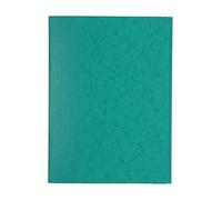 Exacompta - rif. 56415E - cartone da 25 cartellette senza elastico a 3 lembi in carta lustrée 390g/m² - cartellette certificate FSC® - dimensioni 24 x 32cm per documenti in formato A4 - colore verde