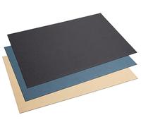 Exacompta - Rif. 60600D - 1 sottomano in cartone rigido OfficeByMe - compatibile con mouse ottici e laser, formato largo e corto - 57,5 x 37,5 cm, colori casuali