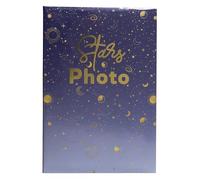 Exacompta - Rif. 62113E - Album fotografico con tasche MOON - 300 foto 10 x 15 cm - 100 pagine - formato 22,5 x 32,5 cm - copertina di colore blu protetta da una custodia in plastica