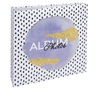 Exacompta - Rif. 62772E - Album fotografico con tasche BRIGHT - 200 foto 10 x 15 cm - 100 pagine - formato 22,5 x 22 cm - copertina in carta stampata rivestita con pellicola protettiva lucida -