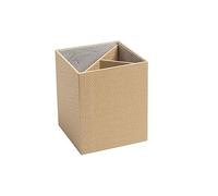 Exacompta - Rif. 67602E - 1 portamatite Office By Me con 3 scomparti rimovibili, per riporre penne, matite e altri articoli di cancelleria, colore: beige