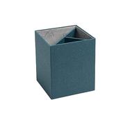 Exacompta - Rif. 67603E - 1 portamatite Office By Me con 3 scomparti rimovibili, per riporre penne, matite e altri articoli di cancelleria, colore: blu anatra