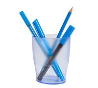 Exacompta - rif. 67610D - cartone da 10 portamatite ECOPEN - dimensioni 6x8x9,5 cm - colore blu ghiaccio traslucido - per contenere penne, matite e cancelleria