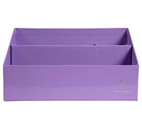EXACOMPTA - Rif.67964D - Porta lettere verticale a 3 scomparti in cartone Aquarel - Dimensioni 250x100x140 mm - Compatibile con buste formato DL e C6 - Colore Malva