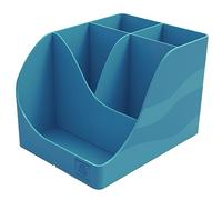 EXACOMPTA - 69528D - Portapenne Pen Wave NeoDeco - 15,5 x 11,9 x 10,9 cm - blu anatra - Exacompta - 101443 - Conf. da 1 Pz. - 69528D