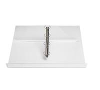 Exacompta - Rif. 81458D - 1 leggio, leggio da tavolo, cavalletto, con 4 anelli rimovibili, per documenti A4, compatibile con A3, dimensioni: 52 cm x 32,6 cm x 14,8 cm