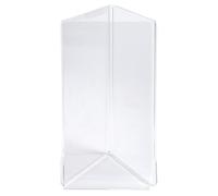 Exacompta - Rif. 83558D - Cartone da 10 trittici 3 lati, verticale e orizzontale, formato da classificare DL-10 x 21 cm, in PMMA per visualizzare foto, documenti su tavolo, scrivania