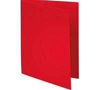 Exacompta - Rif. 850012E - Cartone da 5 confezioni da 250 sottocamicie SUPER 60 g/m2 in colori pastello - sotto camicie certificate PEFC - dimensioni 22 x 31 cm per formato A4 - colore rosso