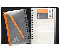 Exacompta - Rif. 85034E - Cartone da 50 ricariche per biglietti da visita rimovibili con anelli Exacard (rif. 75034E) - capacità 60 carte - dimensioni 19 x 12,5 cm
