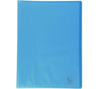 Exacompta - Rif. 85468E - Raccoglitore in polipropilene semi-rigido cromalina - 240 x 320 mm, adatto per contenere documenti A4, 40 tasche, 80 pagine - Turchese