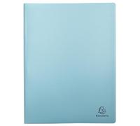 Exacompta - Rif. 86370E - 1 portadocumenti Skandi - 30 buste grana - 60 viste - per A4 - dim 24 x 32 cm - copertina semirigida in polipro riciclato - 4 colori casuali