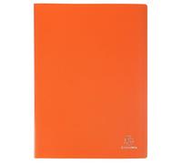 Exacompta - Rif. 88224E - Cartone da 20 portadocumenti OPAK - 20 buste in cristallo liscio - 40 viste - per formato A4 - dimensioni 24 x 32 cm - copertina in polipro semirigida - colore arancione