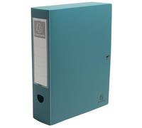 Exacompta - Rif. 89370E - Cartone da 6 scatole con chiusura a pressione Skandi, in PP riciclato rigido, dorso 8 cm, dim 25 x 33 cm, PP riciclato Skandi, per A4, colori assortiti