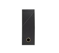 Exacompta - Rif. 89601E - 5 scatole di trasferimento Office By Me, dorso 90 mm, occhiello di presa in oro, dimensioni 25,5 x 9 x 34 cm, etichetta adesiva inclusa, colore nero, consegnato montato