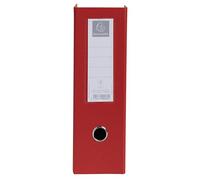 Exacompta - Rif. 90165E - Cartone da 10 portariviste in cartone extra rigido rivestito in plastica consegnati smontato, dorso 10 cm, dimensioni 25 x 31 cm, per formato A4, colore: rosso