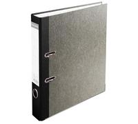 EXACOMPTA - Rif 9044B - Cartone da 20 raccoglitori a leva carta marmorizzata grigia - 5 cm - Dimensioni esterne: 32 x 29 cm - Formato A4 - Colore grigio - nero