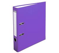Exacompta - Rif. 915417B - Cartone da 20 raccoglitori a leva, formato A4, dorso 50 mm, meccanico 50 mm, dimensioni esterne: 32 x 29 x 5 cm, formato A4, colore viola