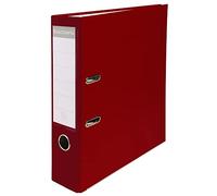 Exacompta - Rif. 918418B - Cartone di 20 raccoglitori a leva A4 - Dorso 80 mm - Meccanica 80 mm - Dimensioni esterne: 32 x 29 x 8 cm - Formato da classificare A4 - Colore: Bordeaux