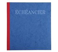 Exacompta - Rif. 960E - 1 puntura scadente - formato verticale 210 x 190 mm - 80 pagine - 12 linguette - copertina in carta lucida certificata FSC - 4 colori casuali, blu, giallo, rosso, verde