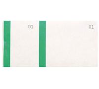 Exacompta - Rif. 96305E - Cartone da 50 blocchi venditori, 100 fogli numerati da 1 a 100-2 coupon, 1 staccabile, per kermesse, lotteria, lotteria, lotteria, lotteria, formato 6,6 x 13,5 cm, colore
