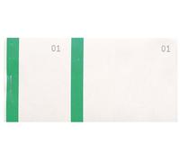Exacompta - Rif. 96305E - Confezione da 10 blocchi venditori, 100 fogli numerati da 1 a 100, 2 coupon 1 staccabile, per kermesse, lotteria, lotteria, lotteria, lotteria, formato 6,6 x 13,5 cm, colore
