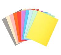 Exacompta - Rif. Forever 410000E - Cartoncino da 5 confezioni da 100 camicie rigide 220 g/m2 - camicie 100% riciclate e certificate angelo blu - dimensioni 24 x 32 cm per formato A4 - colori assortiti