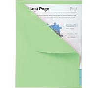 Exacompta - Rif. Forever 421004E - Cartone da 5 confezioni da 100 camicie semirigide con bordo sfalsato 170 g/m2 - camicie 100% riciclate e certificate angelo blu - dim 24 x 32 cm per formato A4