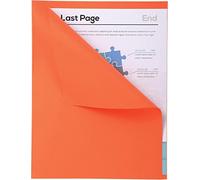 Exacompta - Rif. Forever 421007E - Cartoncino da 5 confezioni da 100 camicie semirigide con bordo sfalsato 170 g/m2 - camicie 100% riciclate e certificate angelo blu - dim 24 x 32 cm per formato A4