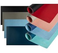 Exacompta - Rif. Home Office 29160E - Cartone da 16 sottomani morbide in poliuretano bicolore - morbido e resistente, protegge la scrivania, tappetino per mouse - 43 x 90 cm - colori assortiti