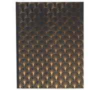 Exacompta - Rif. NeoDeco 47985E -1 Libro degli ospiti - Libro di nozze compleanno - Grande formato verticale 27 x 22 cm - Copertina effetto lucido - Fetta oro - 100 pagine bianche tinta unita - Colore