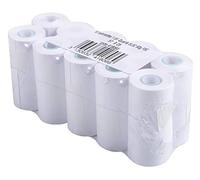 Exacompta - Rotolo di carta per calcolatrice senza rullo centrale, 57 x 25 mm, 10 pezzi