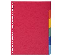 Separatore Forever - 6 tacche - cartoncino riciclato 220 gr - A4 - multicolore - Exacompta