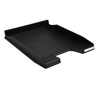 Exacompta - rif. 11414D - confezione da 10 vaschette portacorrispondenza COMBO MINI -34,7x25,5x3,8cm - per documenti in formato A4 + - colore nero - Certificato Blu Angel - capacità 250 fogli