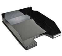 Exacompta Set di 6 vaschette portadocumenti Combo Midi nero lucido