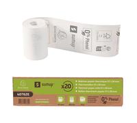 Exacompta SumUp - Ref. 40762E - Box of 20 Thermal Rolls for Credit Card 57x30mm,
