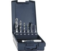 GB-SATZ M3-M10 - Set di punte per trapano da filettatura, 3 in 1, M3 - M10, 7 pez