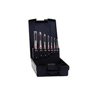 Exact 42345 maschi a macchina Set, M3-M12, e HSS, Rosso a forma di anello B, 7 pezzi