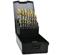 Exact 74562 Spiralbohrer StepTip Ø1,0-13,0mm 25-Stk. HSS TIN-TIP Punta a