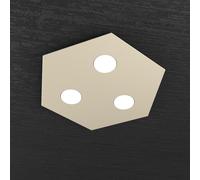 EXAGON PLAFONIERA 3 LUCI SABBIA 1142-PP-SA
