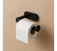 exagonshop Portarotolo in Acciaio Inox Nero cubik