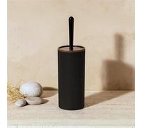 exagonshop Portascopino a Pavimento in plastica Nero London