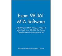 Exam 98-361 Software with 98-362 Window 98-363 WebAnd 98-364 DV Admin Development Fundamentals Set