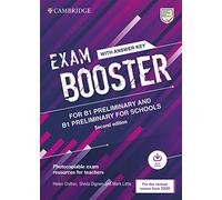 Exam Booster for Preliminary and Preliminary for Schools With Answer Key With Audio for the Revised 2020 Exams: Photocopiable Exam Resource for ... Photocopiable Exam Resources for Teachers