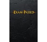 Exam Passed: Funny Gaming Journal, Lined College Ruled Notebook for Gamers and Students, Hard Exam Victory Composition Book, 110 Pages, 6x9 Inches
