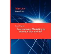 Exam Prep for Contemporary Marketing by Boone, Kurtz, 12th Ed. (Tascabile)