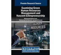 Examining Green Human Resources Management and Nascent Entrepreneurs (Tascabile)