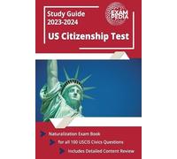Exampedia US Citizenship Test Study Guide 2023 and 2024 (Tascabile)