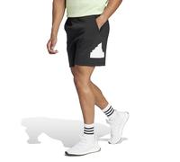 Pantaloni corti adidas Future Icons Badge of Sport nero puro bianco - L