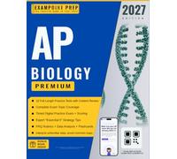 ExamPoint AP Biology Premium Exam Prep: 2027 Edition: 10 Practice Tests + Content Review + Answer & Explanation Study Plan + Online Practice Exams + FRQ Rubrics Data Analysis + Biology Flashcards